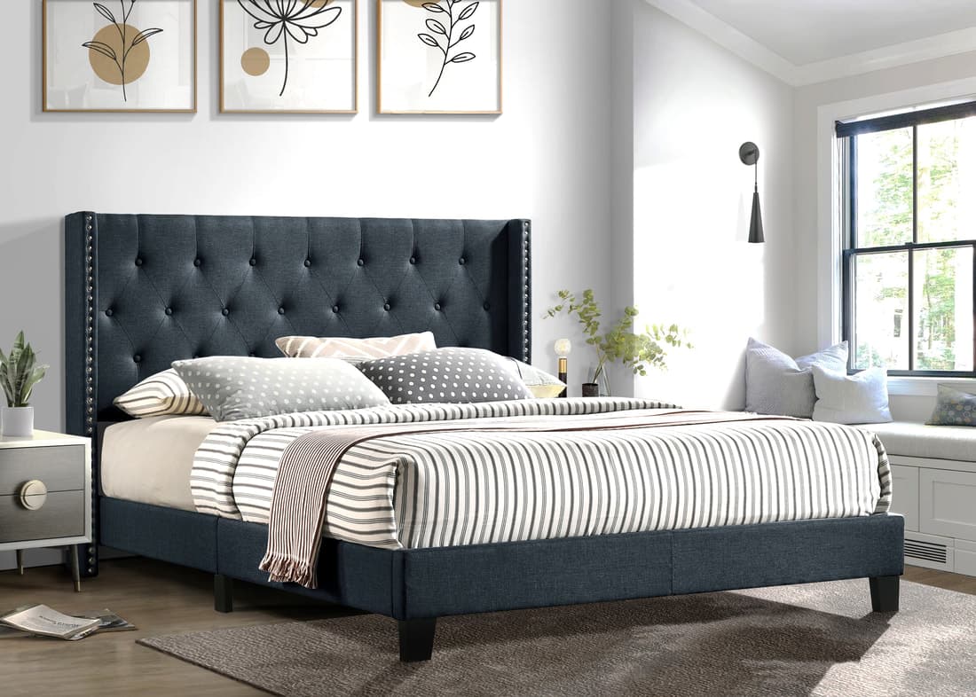 HH760 Platform Bed - Twin, Full, Queen & King | image 1