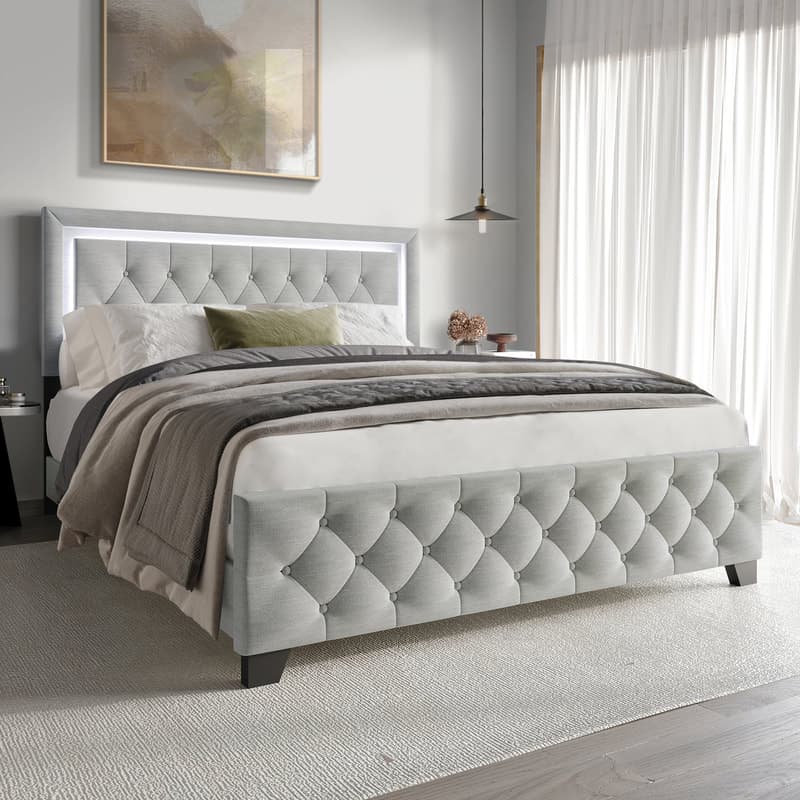 HH240 Platform Bed -Twin, Full, Queen, King | image 1