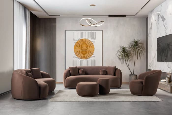 Bonita Boucle Sofa 91" & Loveseat 81" | image 4