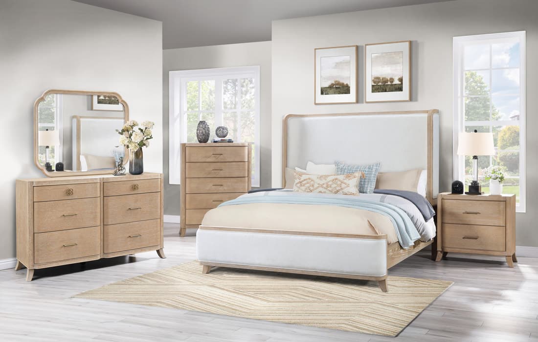 B1200 - 4pc or 5pc Bedroom Set - Queen, King | image 1