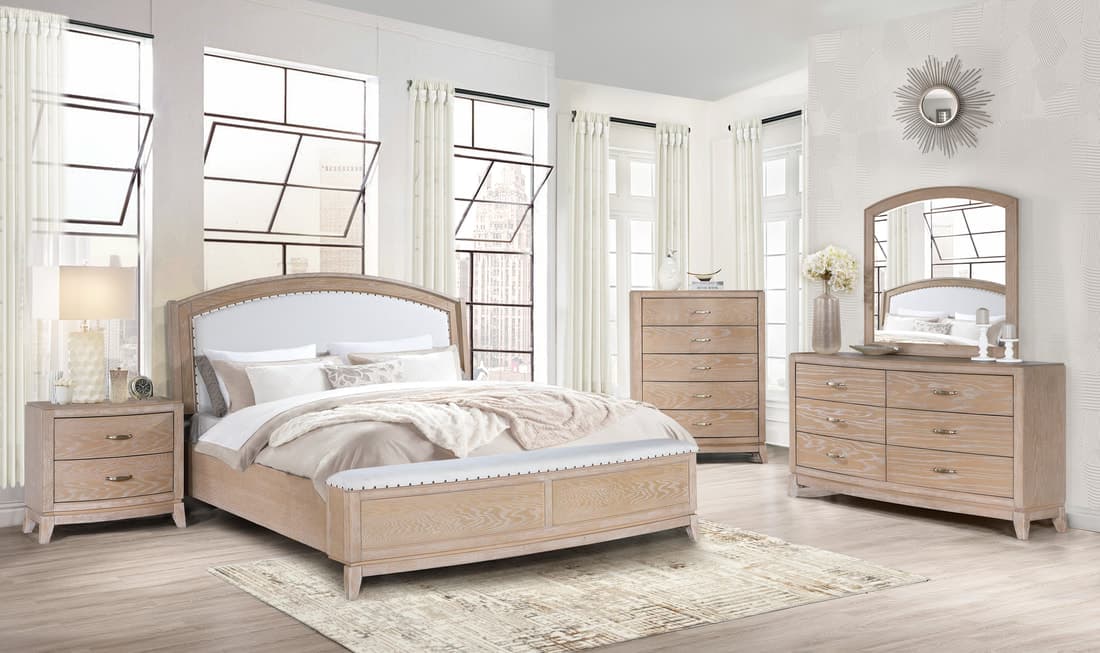 B8010 - 4pc or 5pc Bedroom Set - Queen, King | image 1