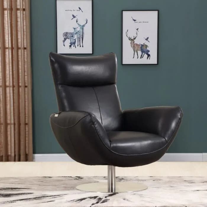 C74 Italian Top Grain Leather Chair | image 3