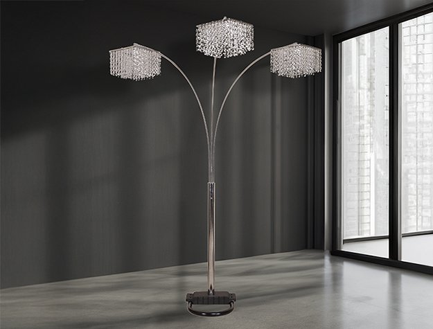 6217F-SV FLOOR LAMP