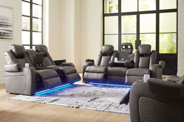 Ashley 366-02 - Power Recliner Set (STEREO SYSTEM) 2pc Or 3pc Set