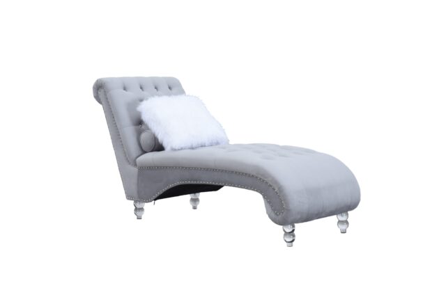 asmin Luxury Velvet Chaise