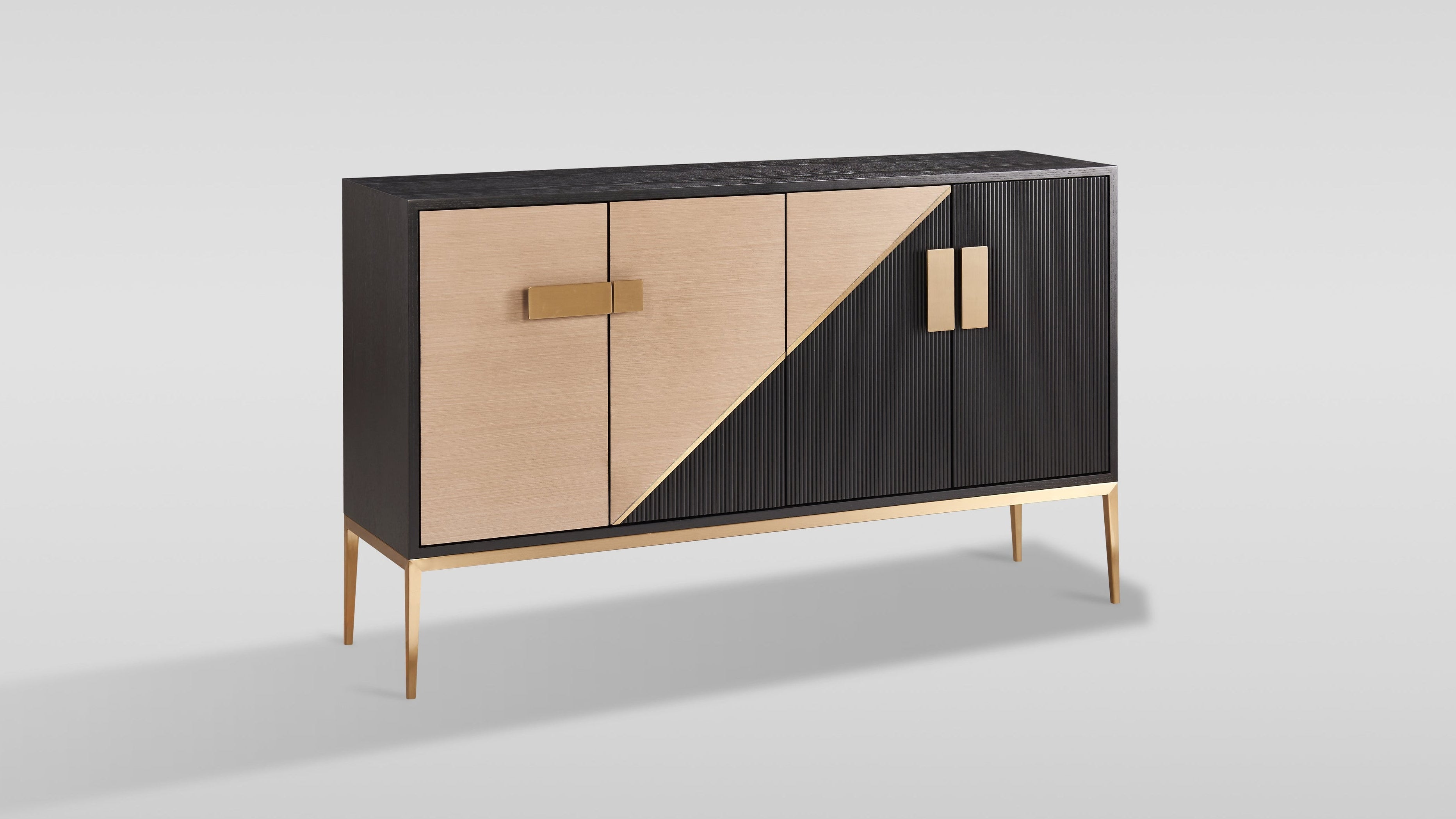 Divolia Sideboard (Grey Black) - Image 3