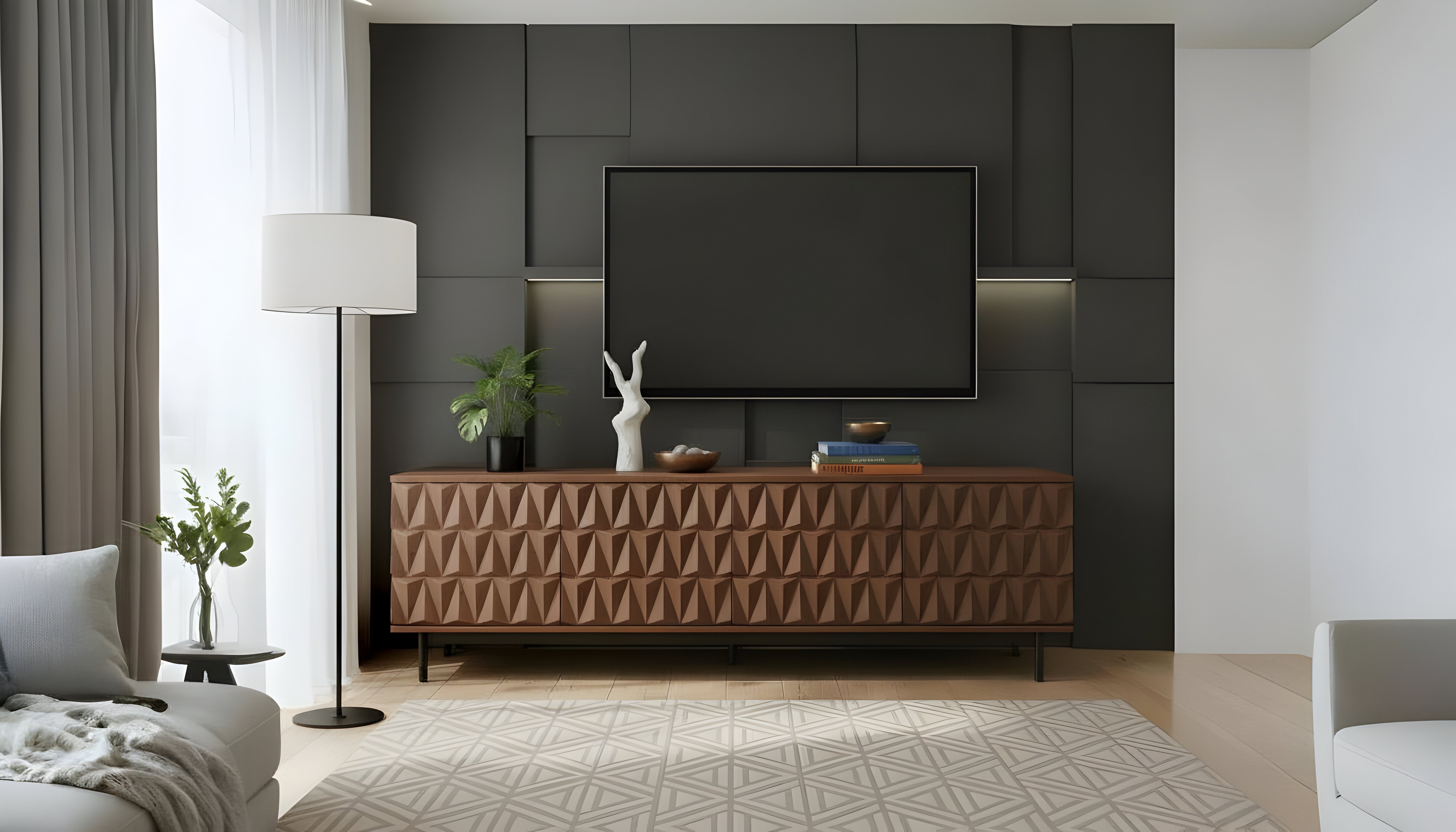 Annie TV Console (Walnut) - Image 2