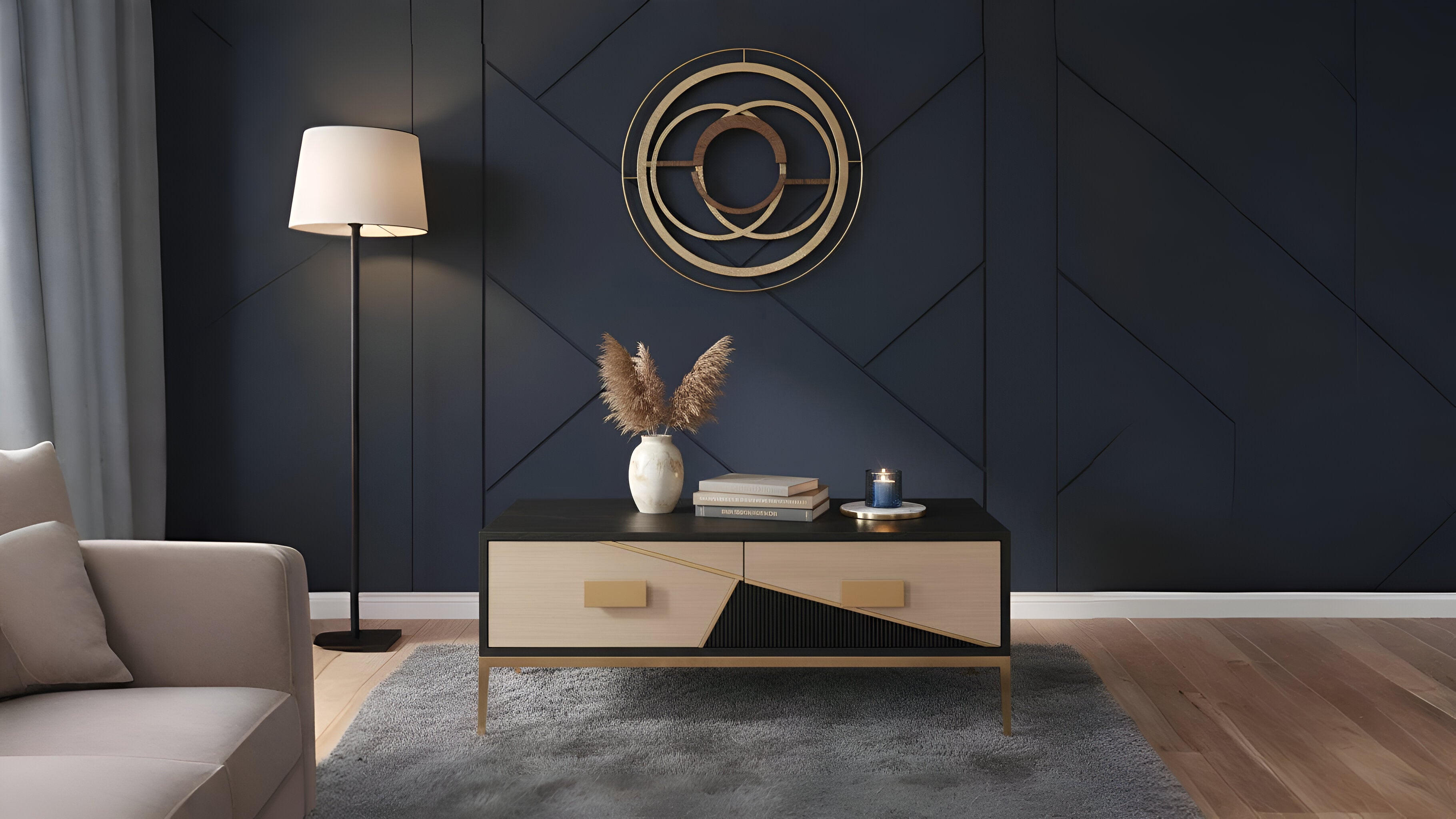 Divolia Coffeetable (Black and Grey) - Image 2
