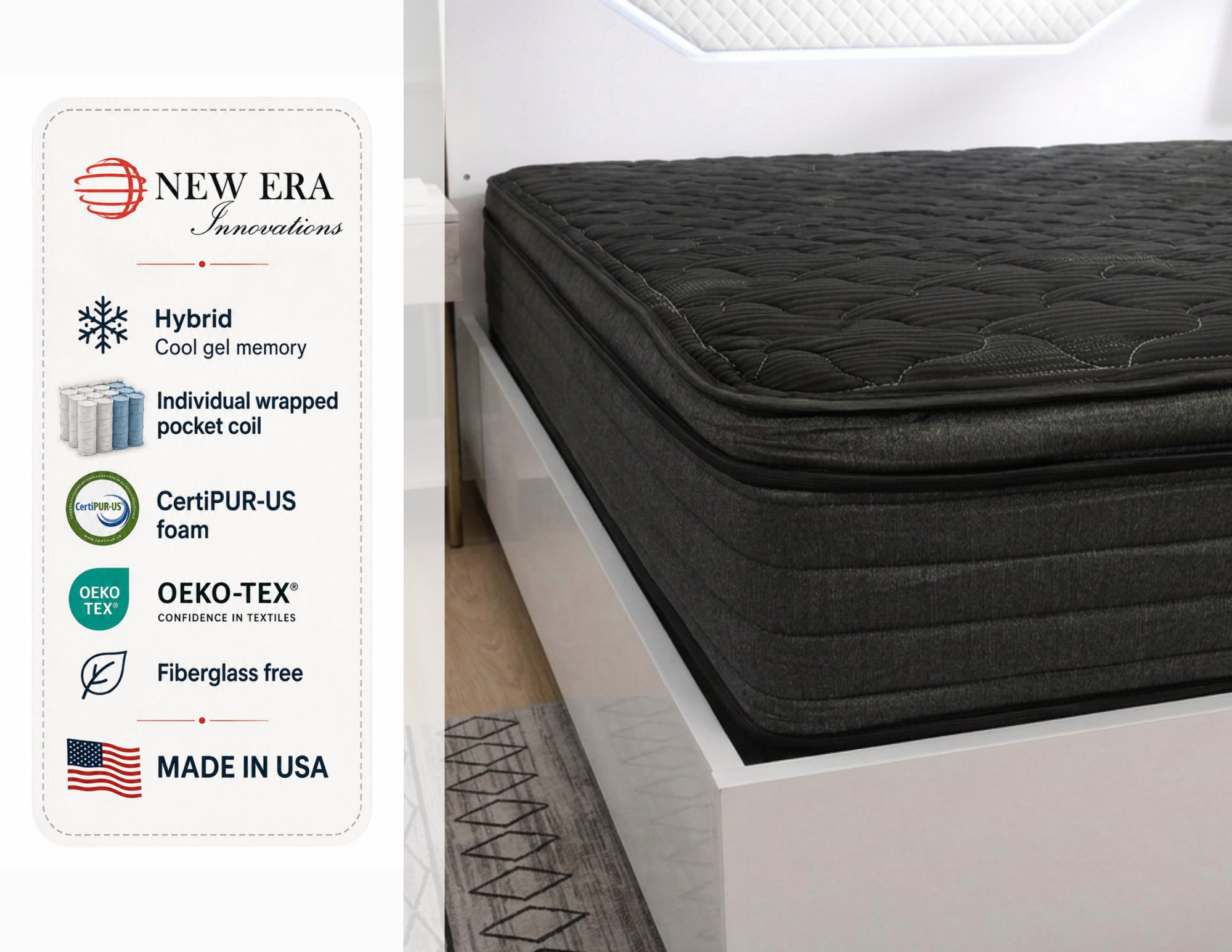 Luxerest 12" Gel Hybrid - Image 2
