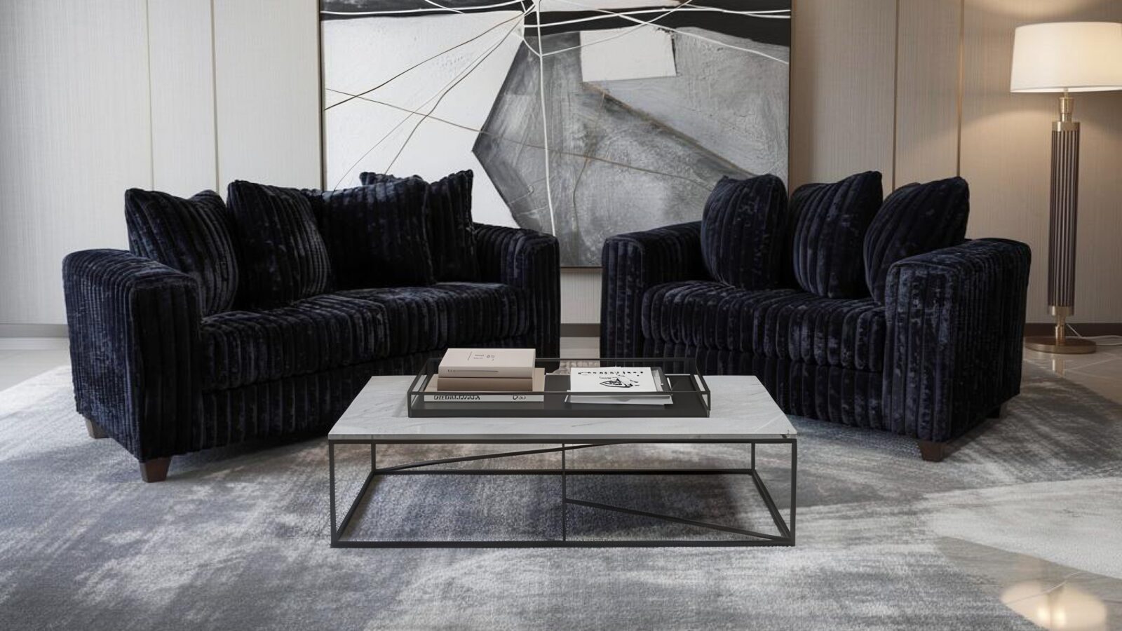S300 Gia sofa and loveseat