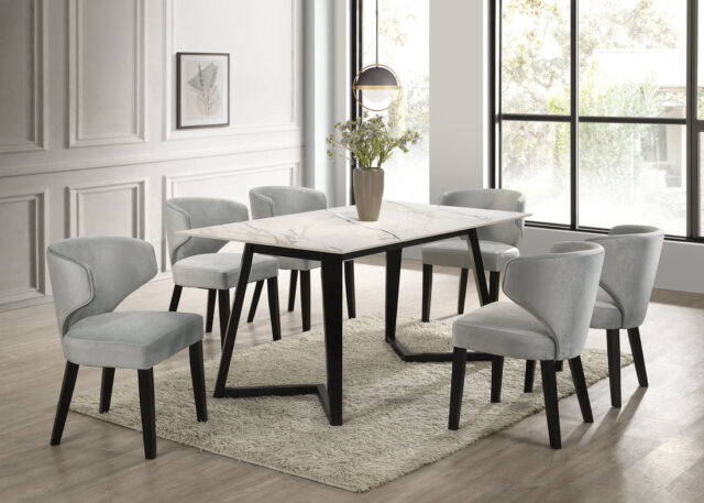 Hamilton White 7-Piece Dining Room Set