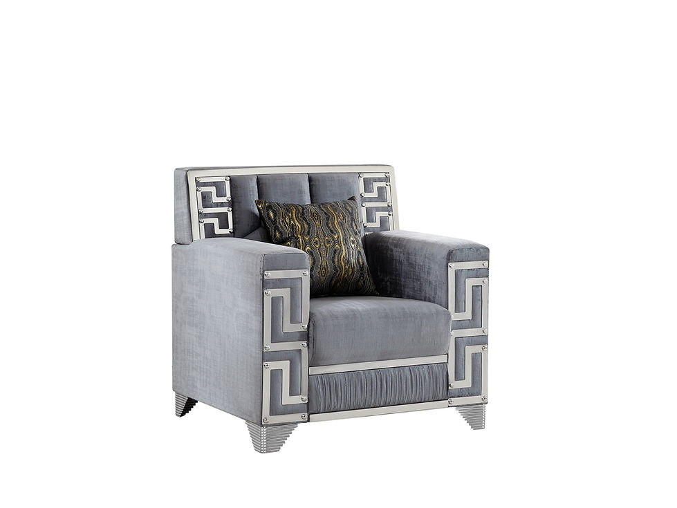 Hira Grey Living Room Set - Image 5