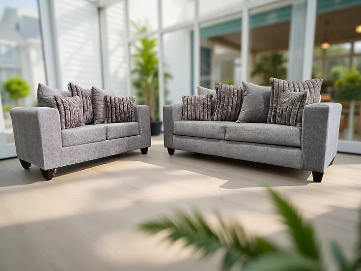 Kora Smoke Sofa & Loveseat