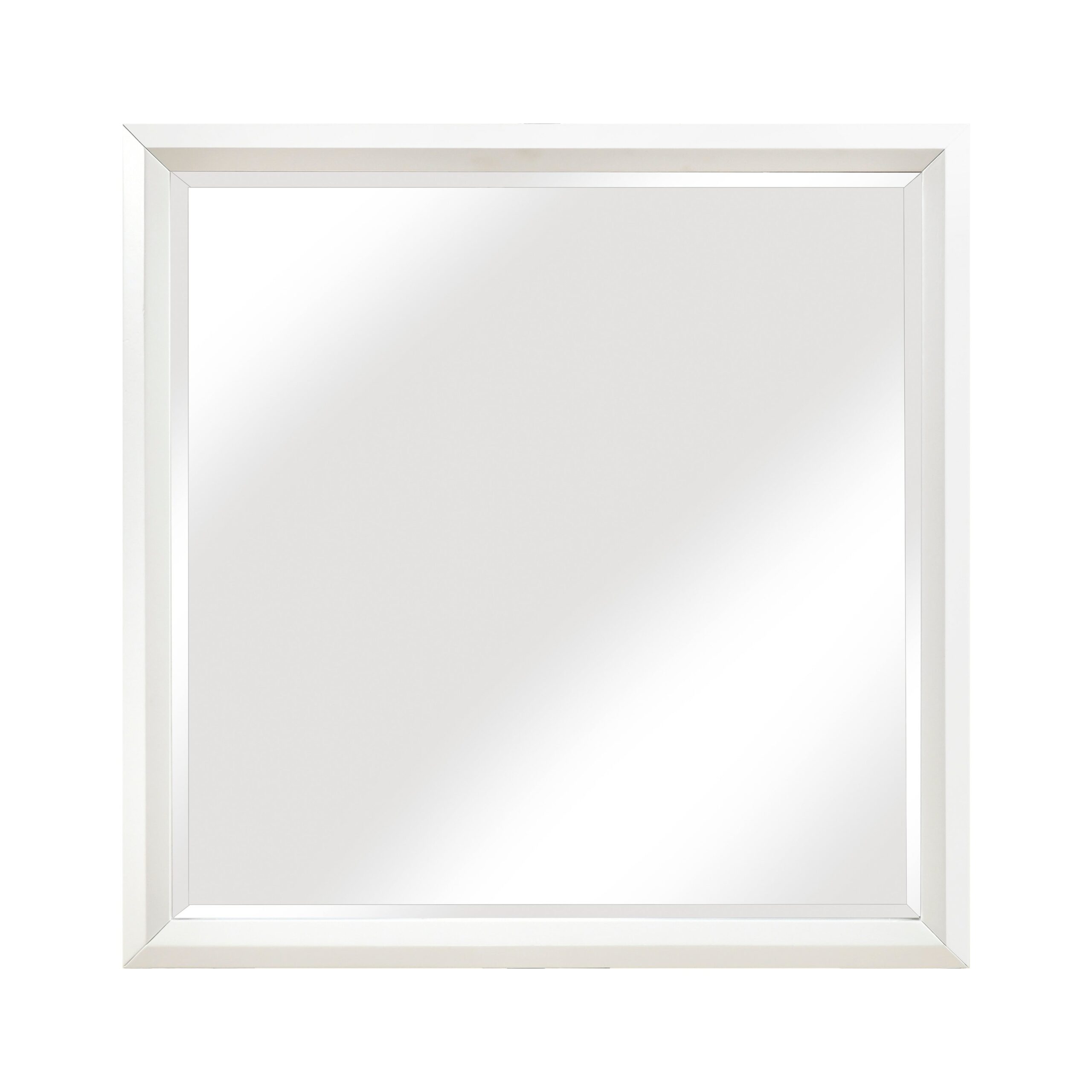 Luna Pearl White Bedroom Mirror