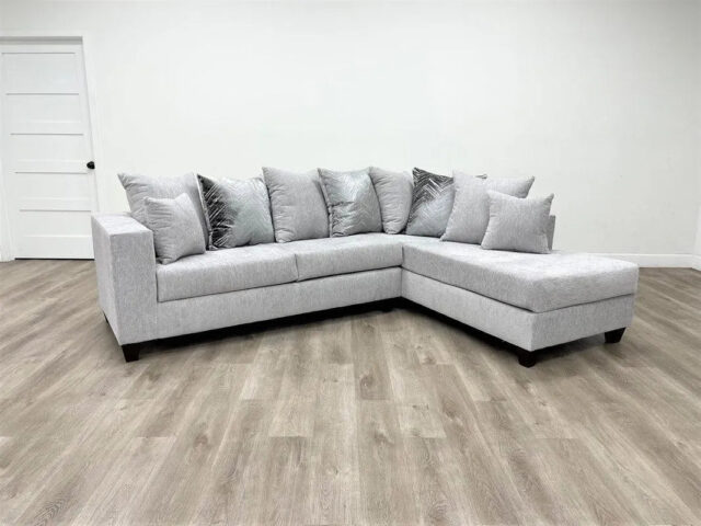 Monroe Dove Right Arm Facing (RAF) Sectional