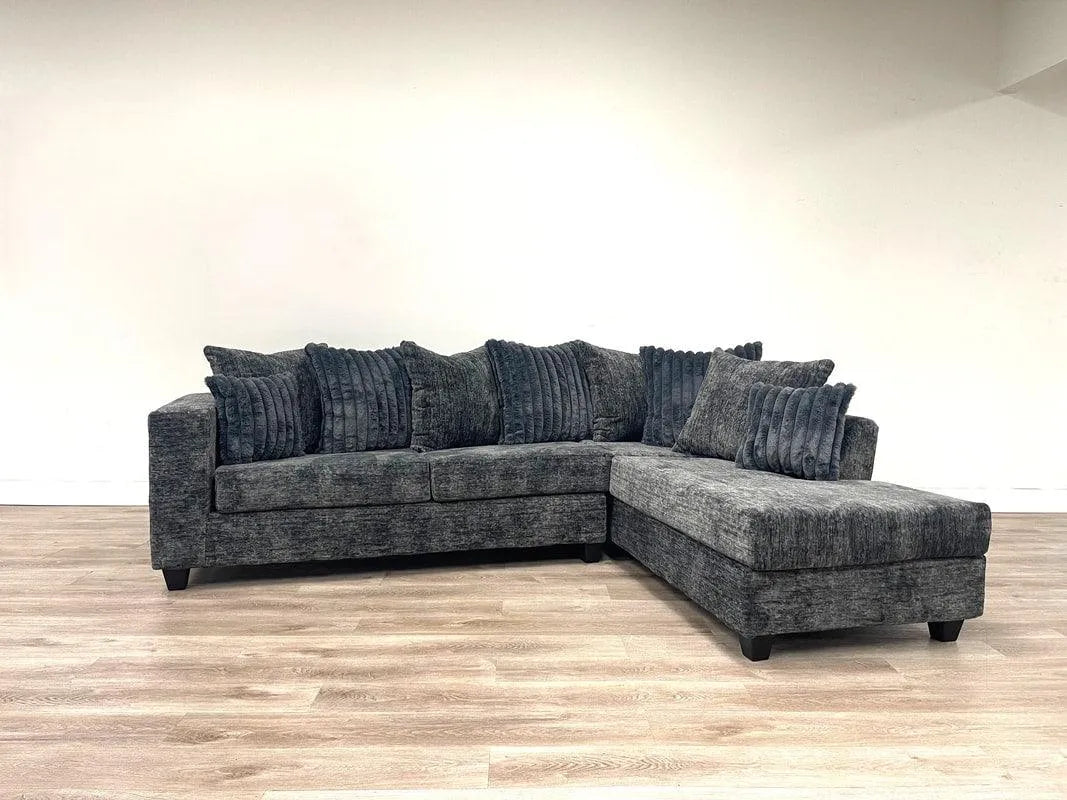 Bressilyn Charcoal Right Arm Facing (RAF) Sectional