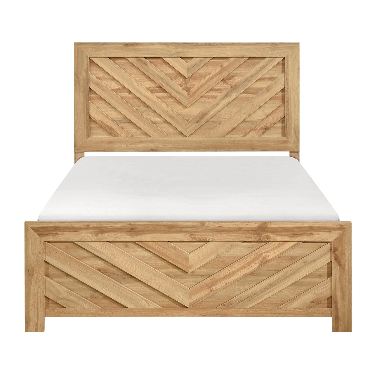 Corbin Natural Crossbuck California King Bed