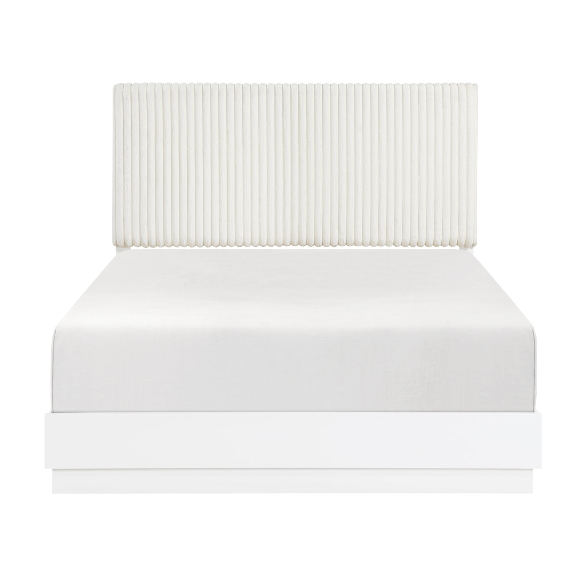 Linea Pearl White California King Bed