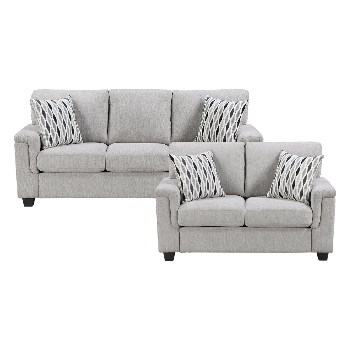 Chelsea Gray 2-Piece Living Room Set