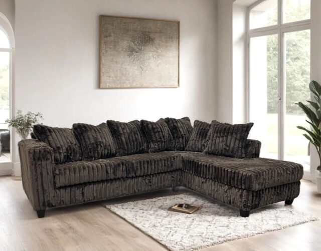 Larce Chocolate Sectional