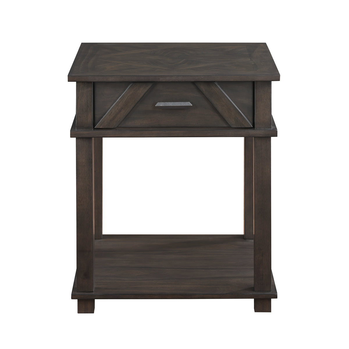 Lakeside Brown End Table