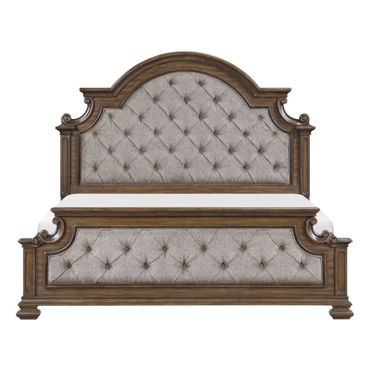 Buckingham Brown Eastern King Bed