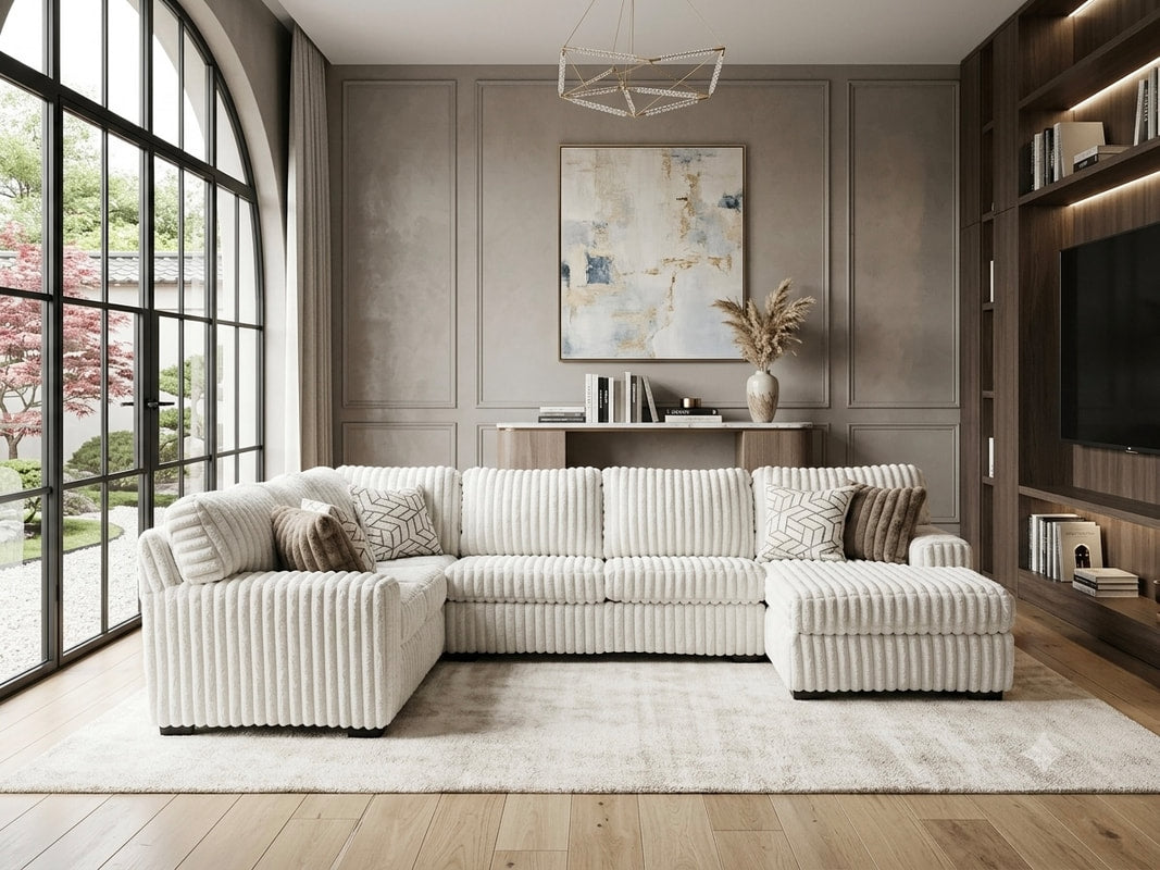 Linea Cream RAF Sectional