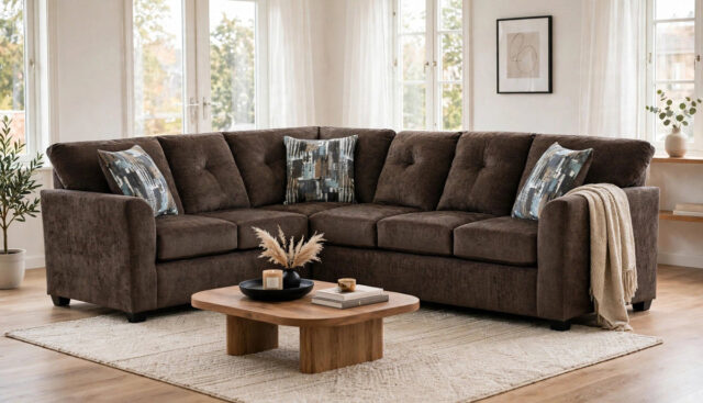 Washington Chocolate Sectional