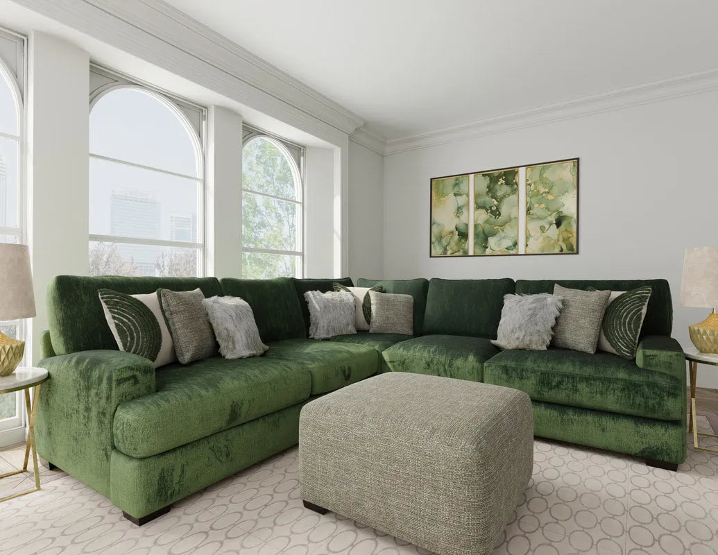 Corinthian Luscious Pine 2-Piece Sectional
