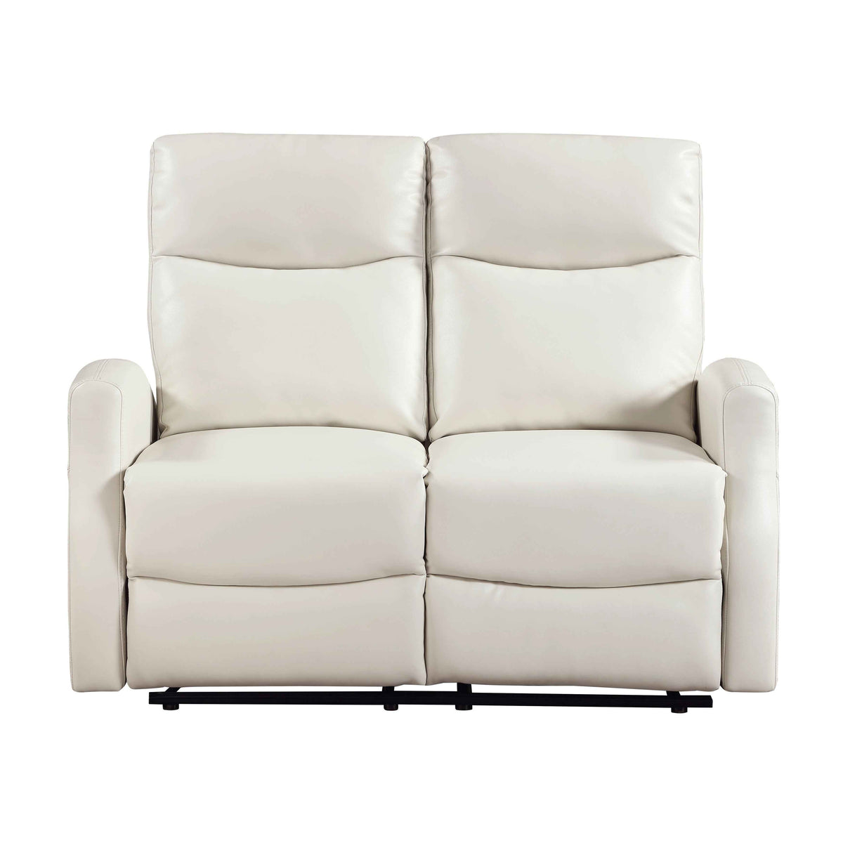 Heisley Beige Double Reclining Loveseat