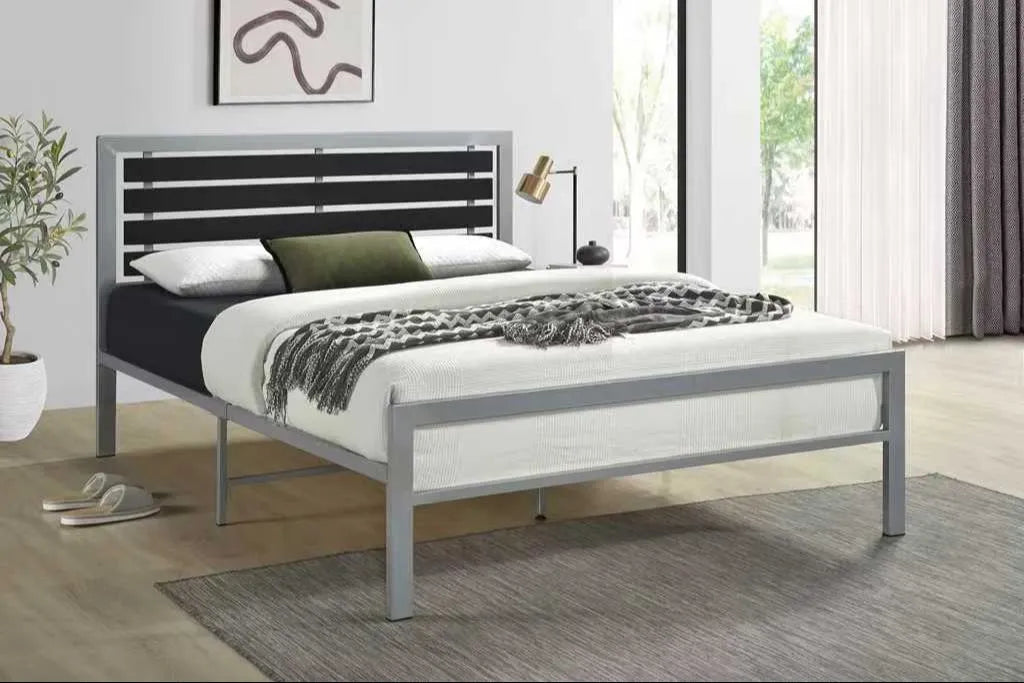 Luxe Metal Full Platform Bed