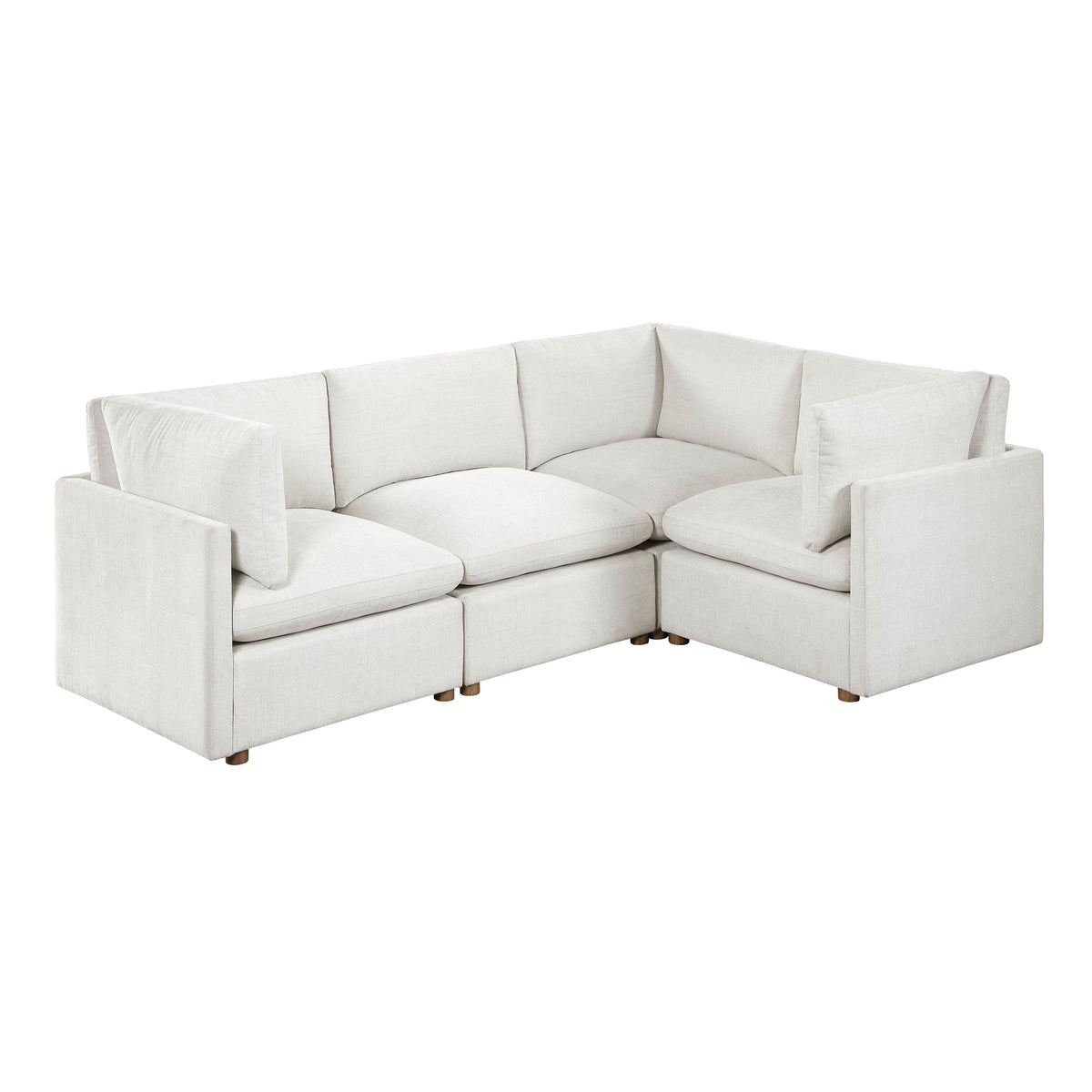 Annex Beige 4-Piece Modular Sectional
