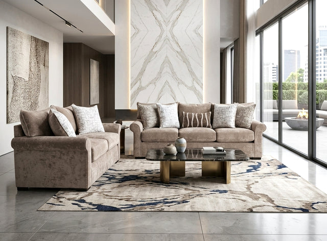 Behold Mushroom Sofa & Loveseat Set