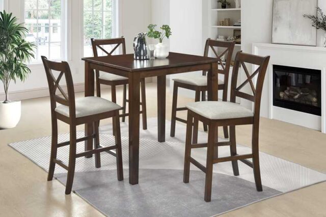 Tahoe Beige Pub 5-Piece Dining Room Set