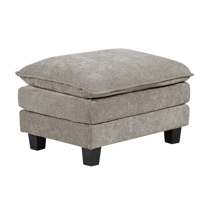 Dublin Dark Pewter Ottoman