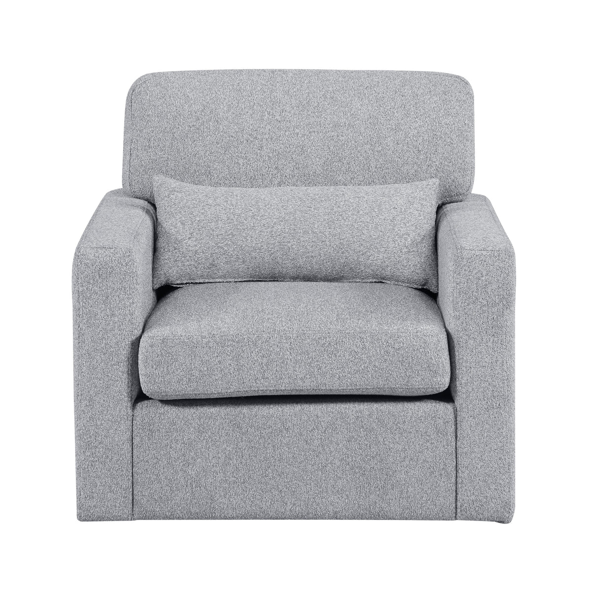 Pompano Gray Swivel Chair