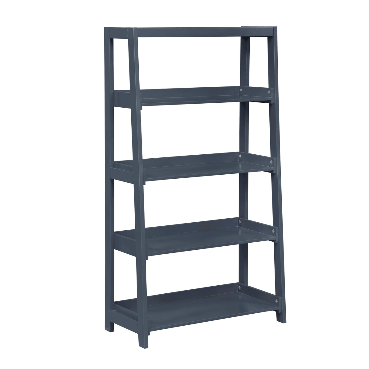 Sloane Navy Blue Bookcase with 4 Fixed Shelves