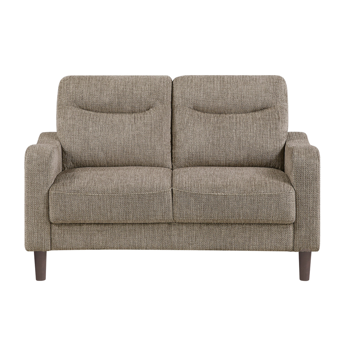 Linden Brown Loveseat