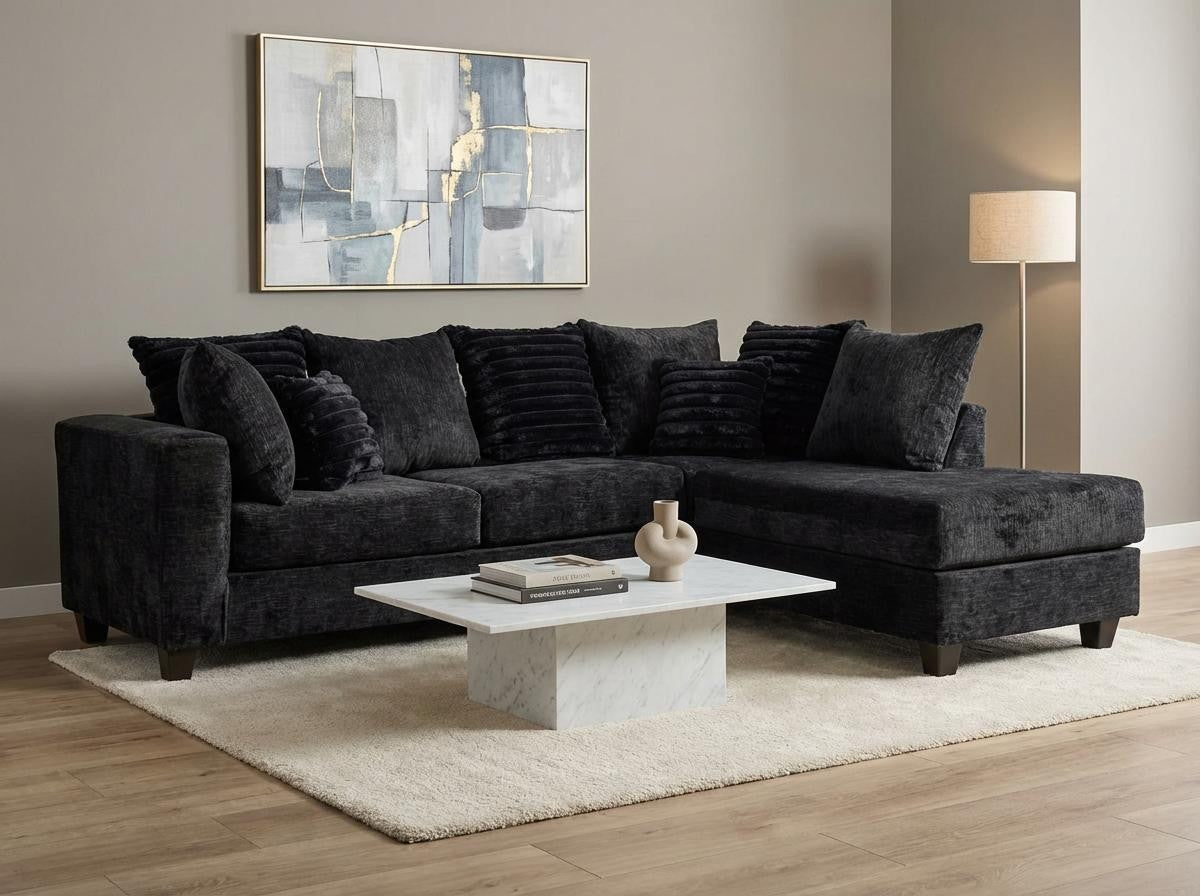 Downy Black RAF Sectional