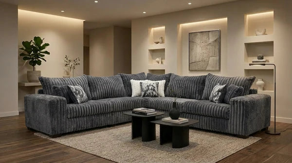 Noah Grey 3-Piece Sectional