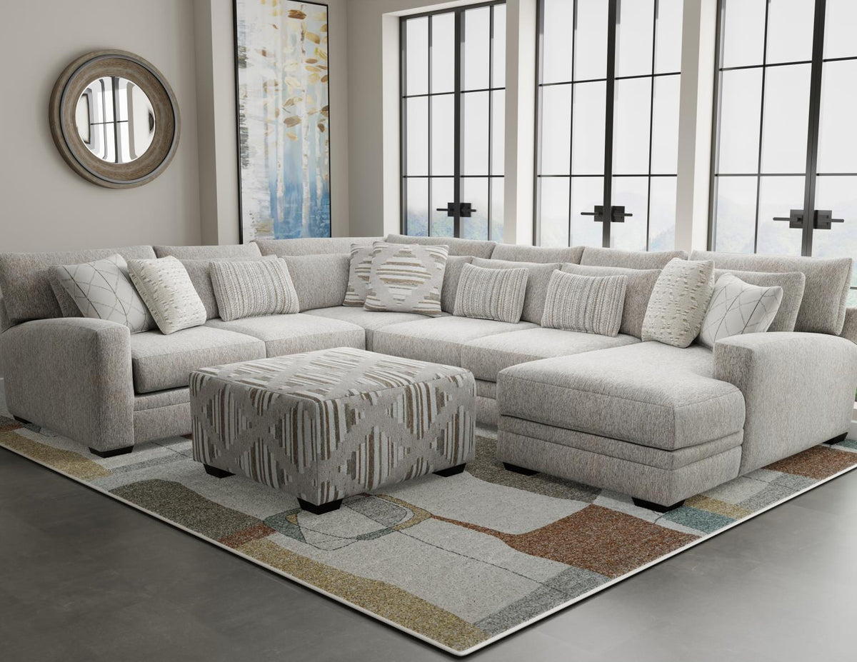 Corinthian Wildthing Wheat Oversized RAF Sectional
