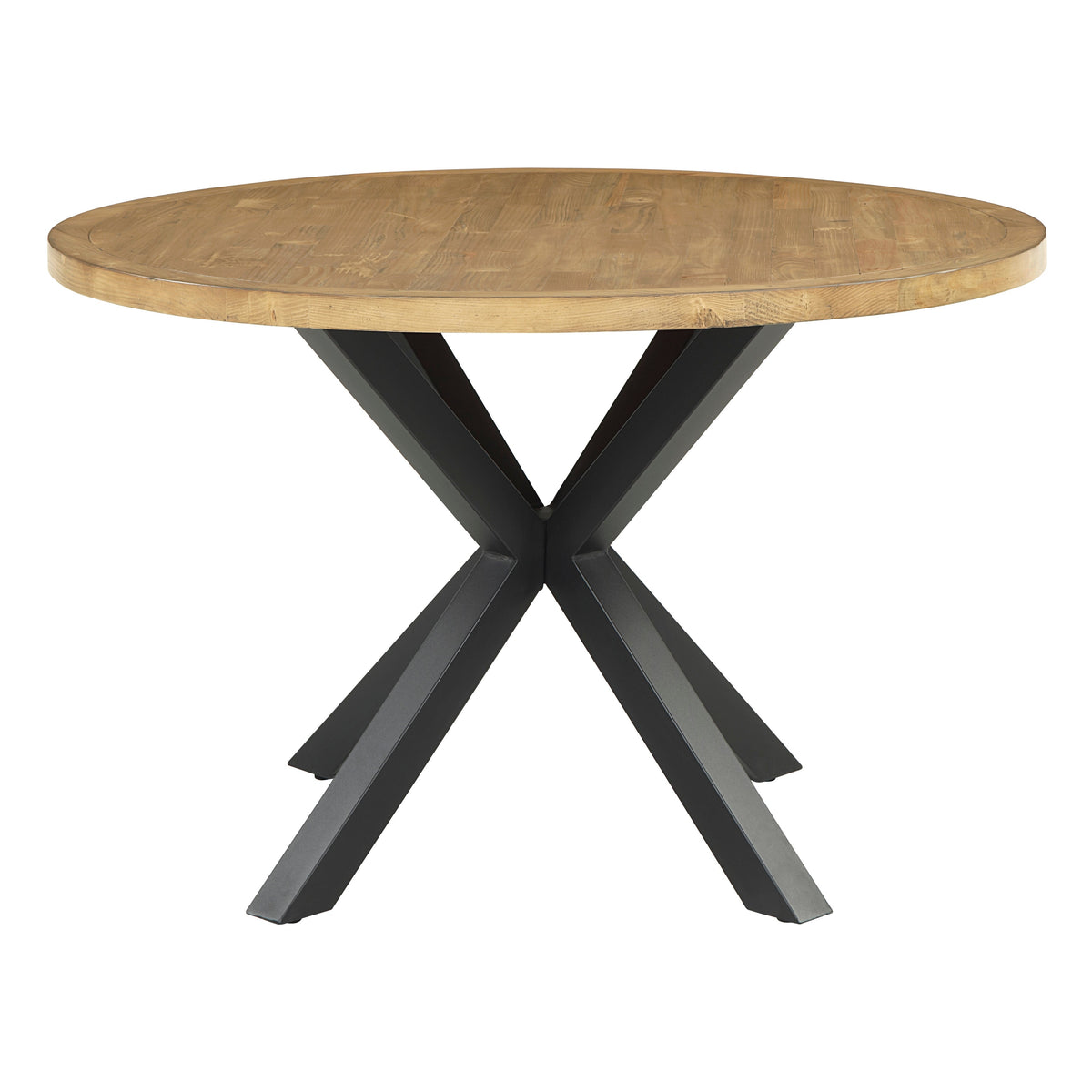 Strata Brown/Black Round Dining Table