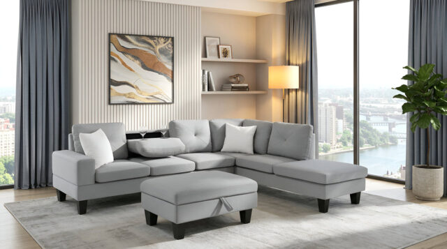 Star Light Grey RAF Sectional