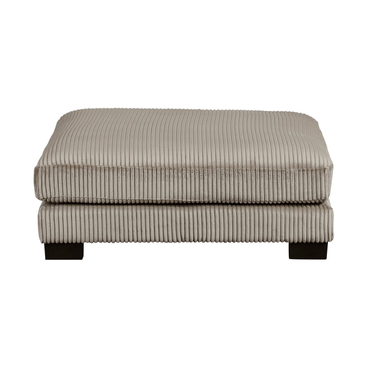 Traverse Taupe Ottoman