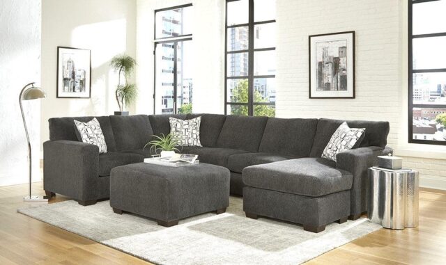 Luke Charcoal Sectional