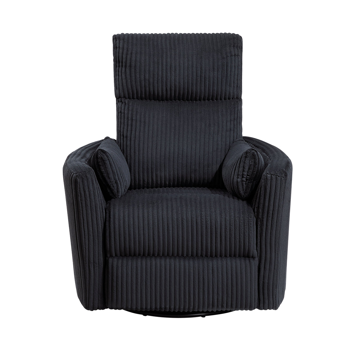 Traverse Black Swivel Glider Reclining Chair