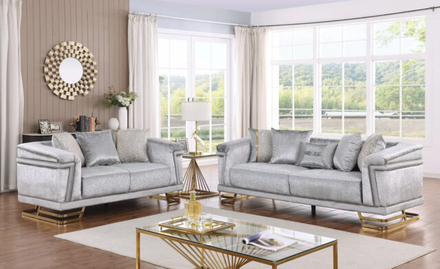 Amalfi Grey Living Room Set