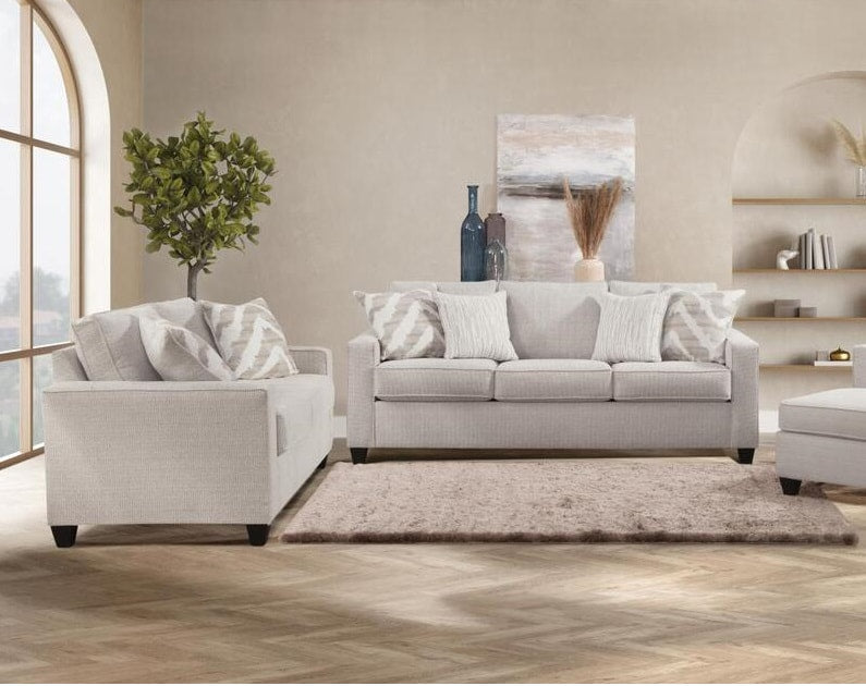 Behold Carmine Pebble Sofa & Loveseat