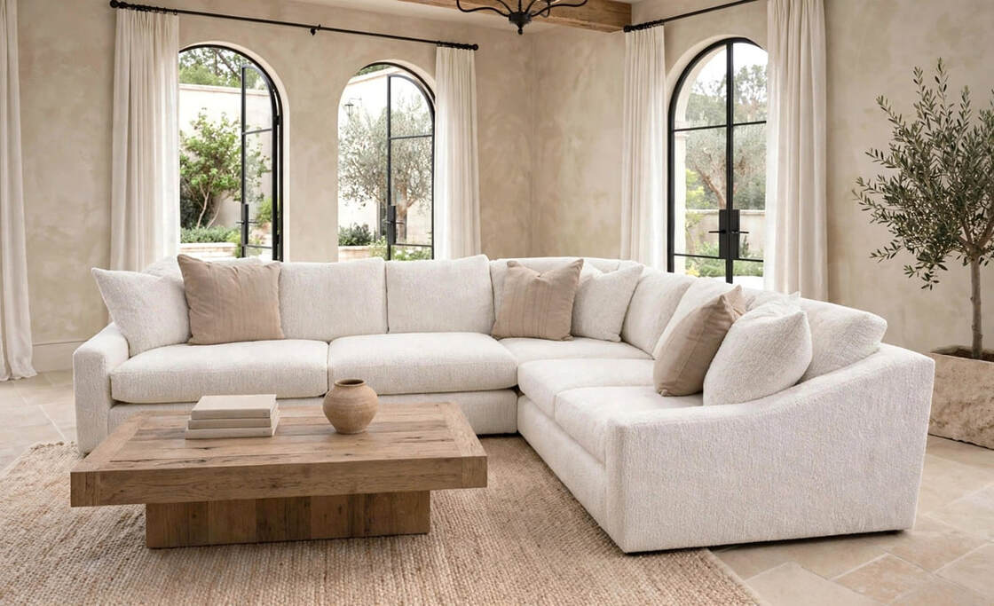 Lakeview Birch Sand Sectional