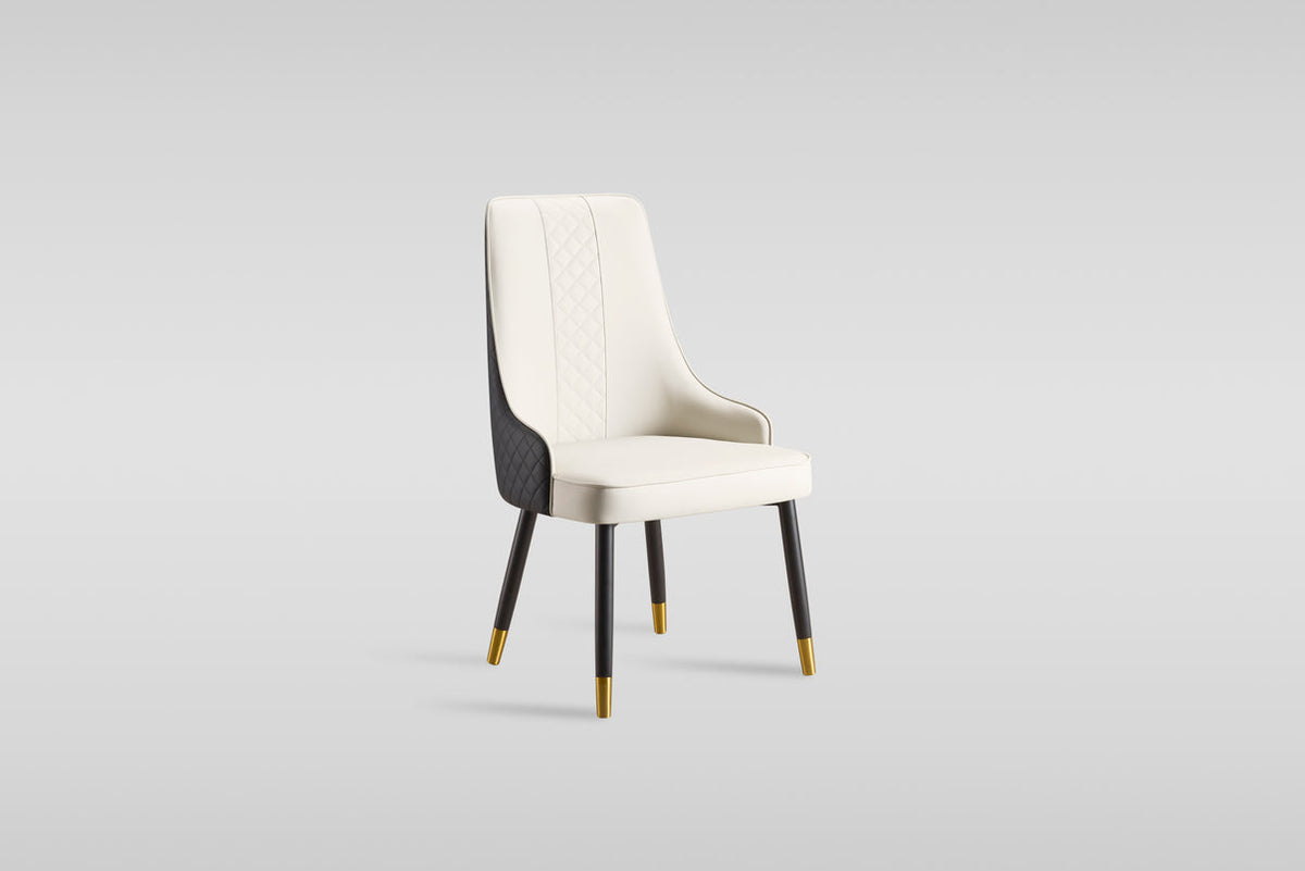Toni (Beige/Black) Dining Chair